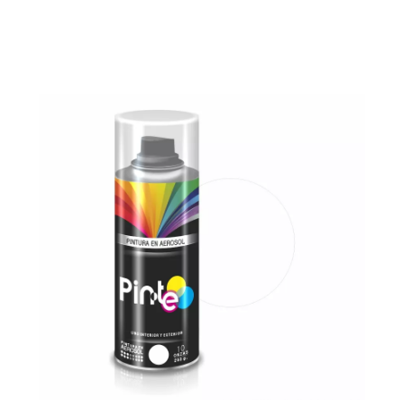Pintura en spray uso general multisuperficies transparente brillante 400 ml